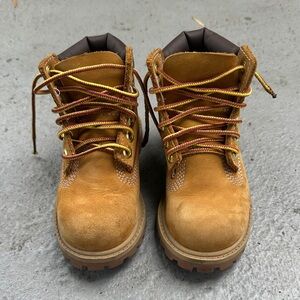 Timberland Kids Brown Lace-Up Boots